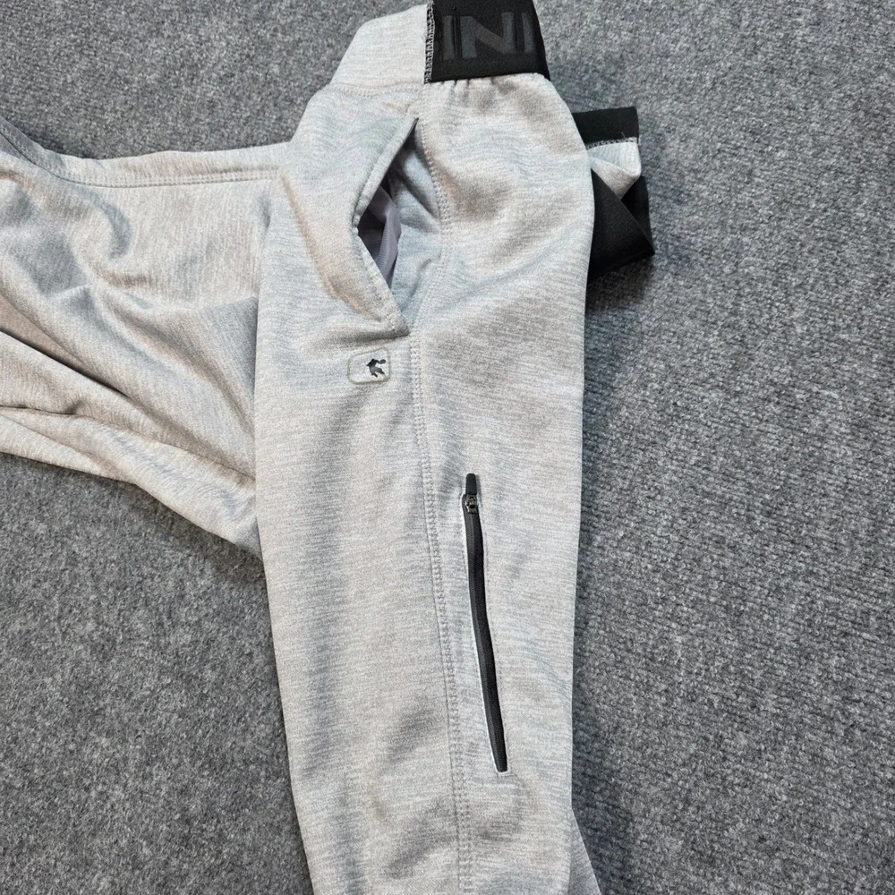 AND1 Men's Size Large Gray Performance Sweatpants Basketball Joggers Pockets‎